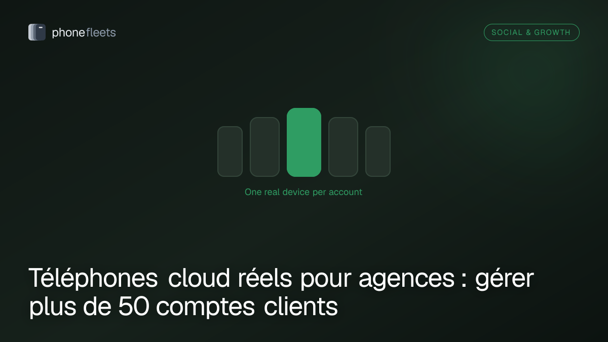 Téléphones cloud réels pour agences : gérer plus de 50 comptes clients