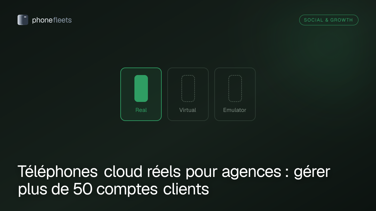 Téléphones cloud réels pour agences : gérer plus de 50 comptes clients
