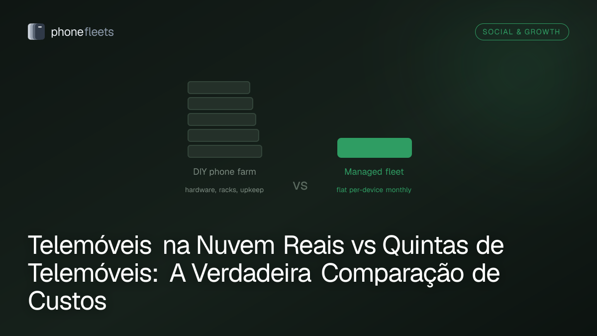 Telemóveis na Nuvem Reais vs Quintas de Telemóveis: A Verdadeira Comparação de Custos